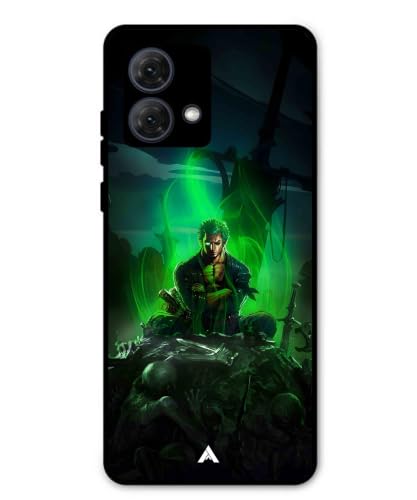Image of Premium Anime 1 Case for Moto G84 (Glossy Finish) Soft-Touch Metal TPU Back Cover, Shockproof, Designer, Aesthetic Mobile Phone Case