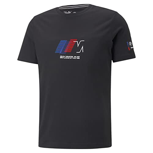 PUMA BMW MMS Statement Graphic Tee T-Shirt, Noir, L Homme