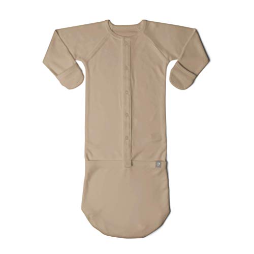 Image of goumikids Viscose Made from Bamboo Organic Cotton Convertible Baby Gown