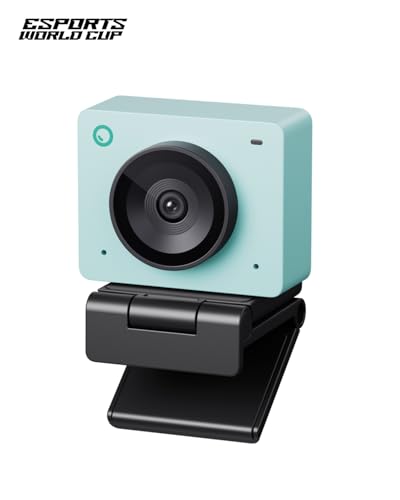 Image of OBSBOT Meet SE 1080P 100FPS Webcam for PC, AI Framing Streaming Camera with 1 /2.8 inch Sensor, Beauty Mode, Gesture Control, Staggered HDR, Web Camera for Desktop Computer, Laptop, Meeting. (Aurora Green)
