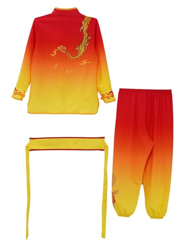 Jugaoge Kids Boys Girls Tai Chi Morning Exercise Uniform Chinese Kung Fu Martial Arts Sports Suit Activewear4