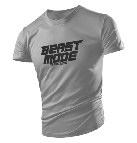 Image of LEOTUDE Men's Regular Fit Half Sleeve Round Neck Cottonblend Tshirt (Color Black)