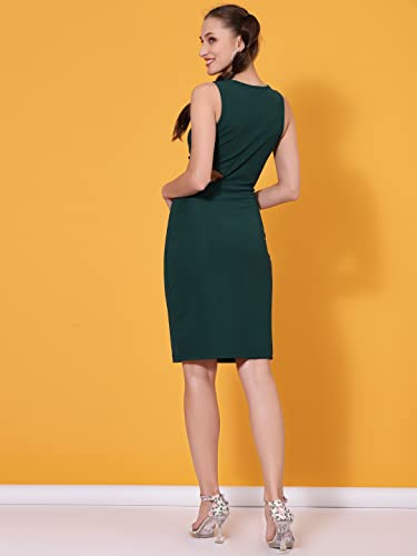 Image of OOMPH! Women's Polyester Blend Bodycon Knee-Length Dress Pack of 1
