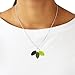 Tagua Jewelry Set, Leaves in Green, Necklace and Earrings, Handmade Fairtrade, Lightweight by Florama Natural Jewelry