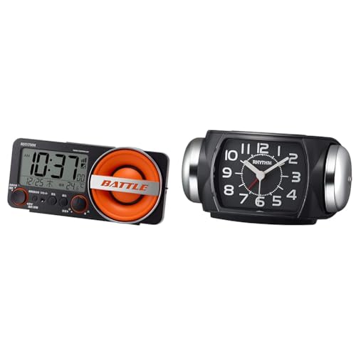 �y�Z�b�g�����z���Y��(RHYTHM) �剹�� �ڊo�܂����v �d�g���v 1,000�p�^�[�� �d�q�� �A���[�� �o�b�N���C�g�t�� �f�W�^�� �u �t�B�b�g�E�F�[�u�o�g��230 �v 8RZ230SR02 �u���b�N :8.5×18.4×5.8cm + �ڊo�܂����v 