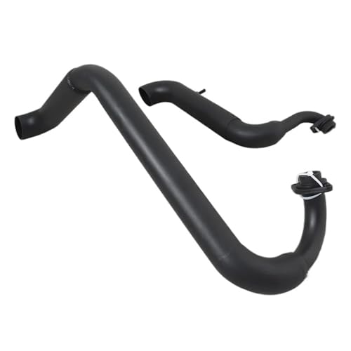 Motocicleta Silenciador Escape Para Virago 125 Virago 250 Virago125 Virago250 XV125 XV250 XV 125 250 Tubo Escape Completo Motocicleta Extraíble(Negro)