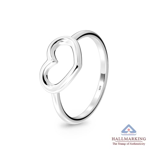 Image of TRUESILVER ACPL 925 Sterling Silver Rings Lightweight High Polish Silver Ring for Women Wedding Engagement Statement Jewelry