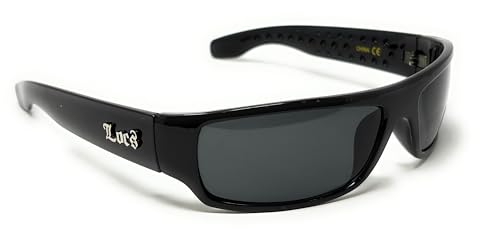 Locs 9003 Black Sunglasses | Authentic Gangster Square Lowrider Maddogger Shades3
