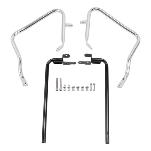 Barra de soporte y protección para alforjas compatible con Harley 2023-2025 CVO Road Glide FLTRXSE, Street Glide FLHXSE, Road Glide FLTRX, Street Glide FLHX y FLHXU, cromada miniatura 4