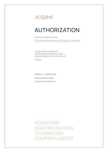 XGIMI Elfin Flip Portable Projector, 1080P FHD Resolution, DLP Projector, Licensed Netflix, Build-in Adjustable Stand, Lightweight and Compact Design, 400 ISO Lumens, Screen Adaption, 2 x 3W Speakers