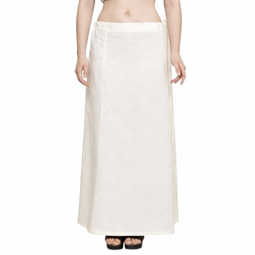 Image of CITIX Pure Cotton Petticoat for Woman Saree | Adujastable Drawstring Waist