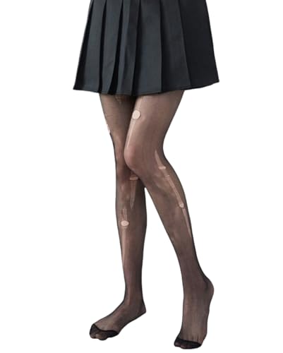 Mrotrida Women's 2Pair Disposable Hand Ripped Tights Tearable Ultra Thin Pantyhose Halloween DIY Stockings