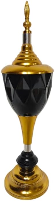 Stunning Handmade Metal Showpiece Artifact Sculpture Display - Decorate with Distinction (Black)