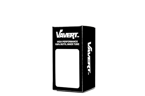 Vavert Inner Tube - Cámara de aire para bicicletas, color negro, talla 14 x 1.75/1.95