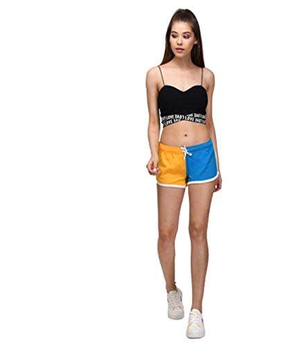 Image of KOTTY Women's Night Shorts(YellowBlue&LightPinkBlue,26)