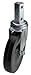 Swivel Stem Caster, Rubber, 5 in., 125 lb.