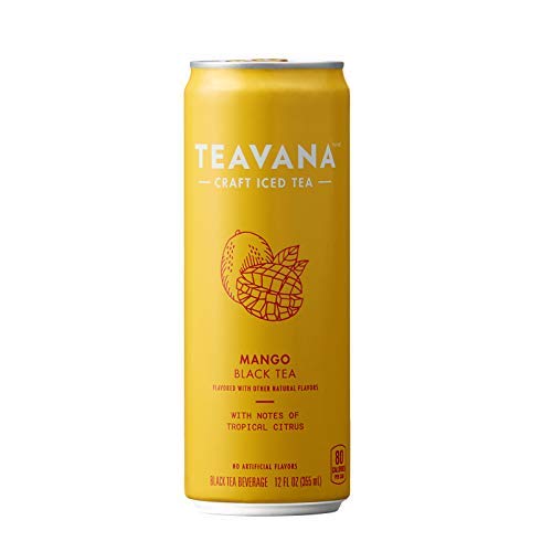 Teavana Craft Iced Tea, Mango Black Tea, 12 Fl. Oz. Cans