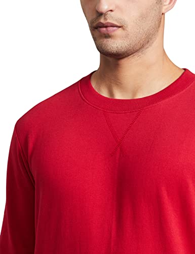 Image of Max Men Cotton Blend Solid Crew Neck Sweatshirt
