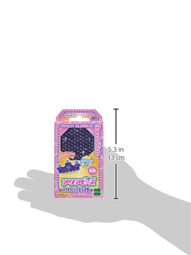Amazon | アクアビーズ キラキラビーズ むらさき & アクアビーズ