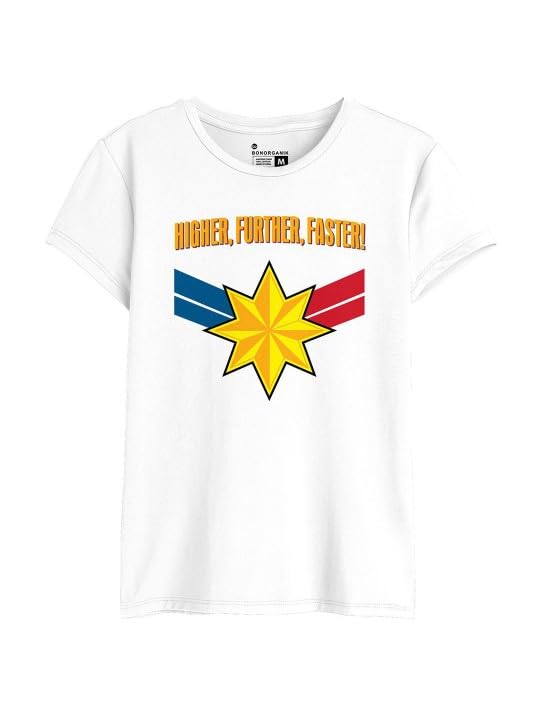 Image of Bon Organik Women's Cartoon Regular Fit T-Shirt