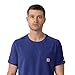Carhartt Scrubs C16510 Men's Force® Cross-Flex Crew Neck Scrub Top XX-Large Galaxy Blue