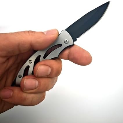 Valkyrie 2019 Zebra Katlanabilir Outdoor Kamp Çakısı Gümüş - Görsel 4