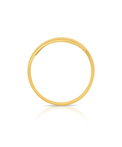Image of Bhima Jewels 24K 995 Purity Yellow Gold Vedhani Ring 2g