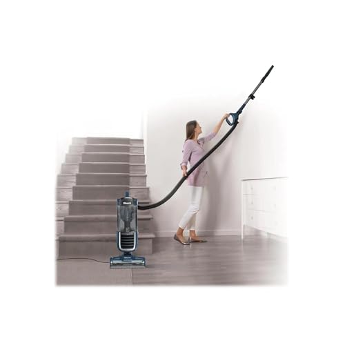 Shark NV151 Navigator Swivel Pro Complete Upright Vacuum with HEPA Filtration, Swivel Steering, Pet Power Brush, Crevice Tool & Upholstery Tool, for Pet Hair & Multi-Surface Cleaning, Navy