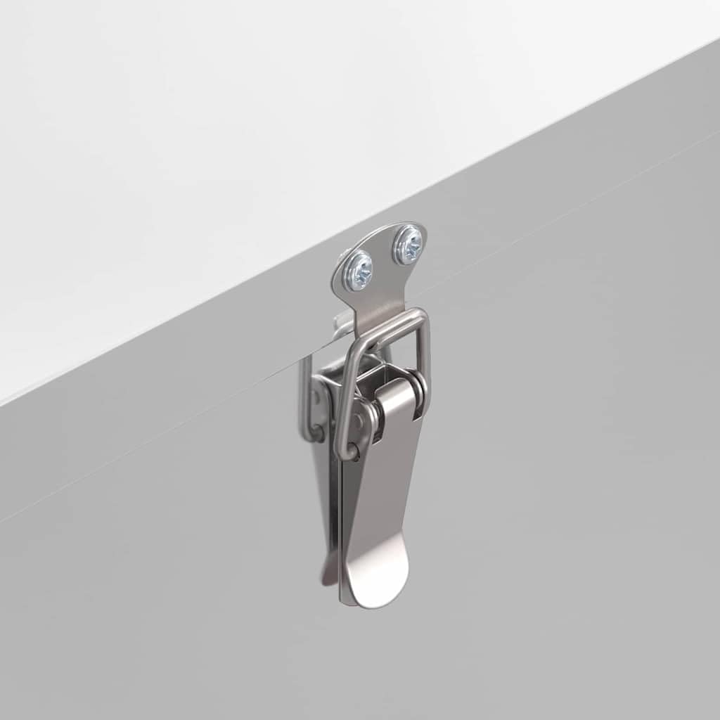 Comedero para gallinas (40,5 x 25 x 38 cm, acero galvanizado)