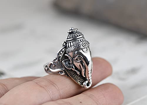 WOZUIMEI Anello in Stile Cinese Gioielli S925