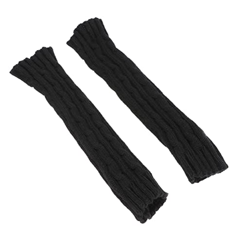 TENDYCOCO Warm Winter Knitted Sleeves Long Cuff Arm for Cold Weather