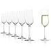 Stolzle Revolution Sparkling Flute Champagne Glasses, Set of 6