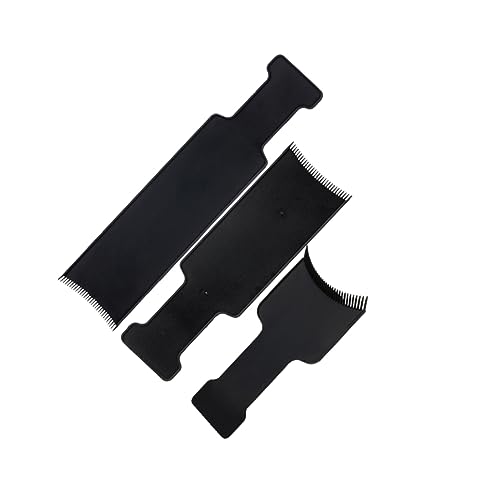 Gogogmee 3pcs Professional Hair Coloring Comb Set Hair Brush Boards for Salon Hairdressing Tint Combs Long Board Dyeing