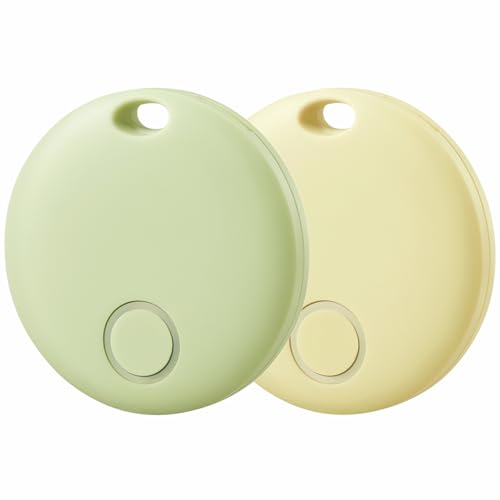 Reyke Smart Tag, Air Tracker Luggage Tracker, Works with Apple Find My (iOS Only), Item Locator for Key, Luggage, Backpack, Wallet, IP67 Waterproof, 2 Pack