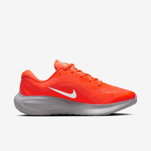 Nike Journey Run PRM Women's Road Running Shoes (FZ3090-800, Hyper Crimson/Wolf Grey/Safety Orange)3