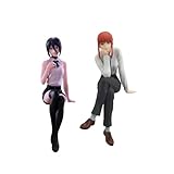 Jilijia 2 figuras de anime Reze/Makima Figura de acción sentada Modelo PVC Dibujos Animados Estatua Adornos de Escritorio Coleccionables, Regalos para fans del anime