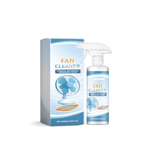 Fan Cleaner Spray for Household Fans, Degreasing and Dust Removal Formula, 3.38 Fl Oz