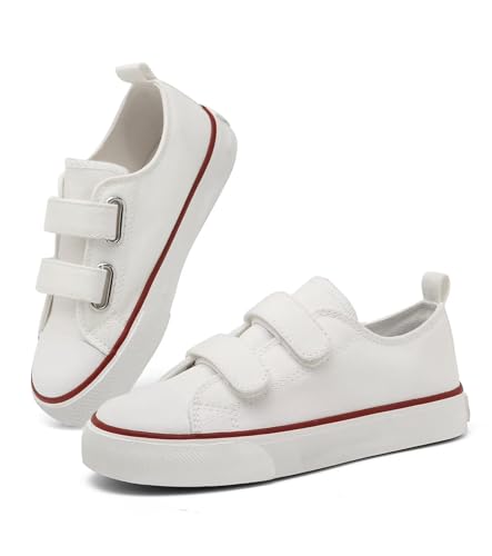 Image of Toddler Little Kid Cushioned Canvas Shoes Slip On Sneakers Soft and Durable