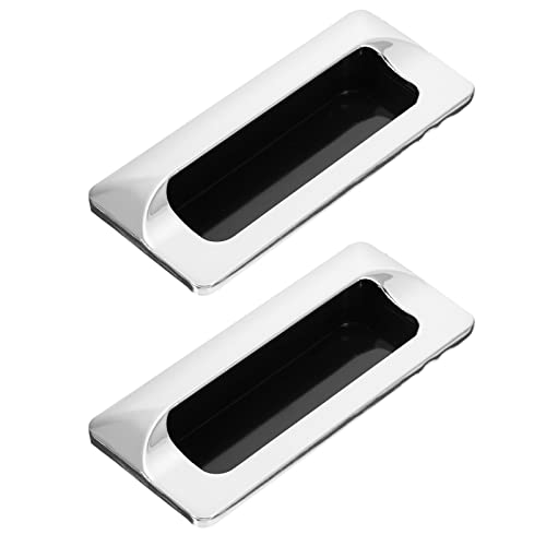 jojofuny 2piezas Tiradores Invisibles Maneta Puerta Cajón Armario Diseño Simple Fácil Instalar
