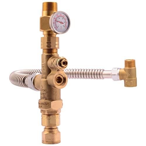 Cash Acme 3/4 Inch Tank Booster Water Heater Thermostatic Mixing ...