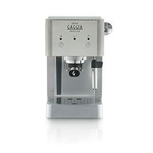 Gaggia RI8427/11 Gran Prestige zeefdrager van roestvrij staal met panarello, 15 bar druk, zilver