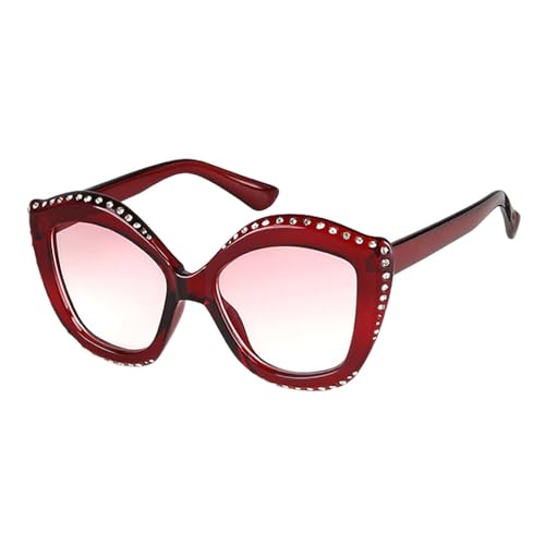 Lunettes de soleil œil de chat femme strass vintage sexy shades luxury