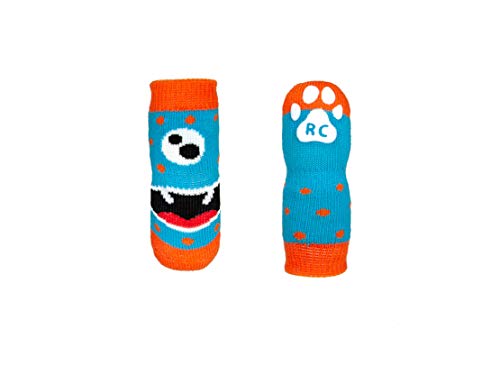 RC Pets PAWks Dog Socks, Paw Protection, X-Large, Hangry Monster
