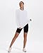 Workout Tops for Women Long Sleeve Uv Sun Protection UPF Clothing Rash Guard Moisture Wicking Pilates Outfits Tunics to Wear with Leggings Fall Winter White 2026 L