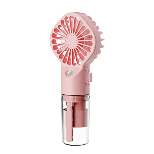 Ventilador de nebulización portátil silencioso con 4 velocidades USB para oficina, hogar, viajes, ventilador de refrigeración silencioso para el hogar y el dormitorio