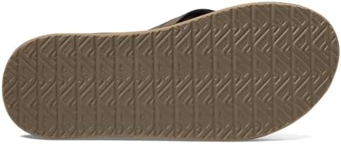 Reef Men's Element TQT Flip-Flop, Black/Tan, 12 | Image 2