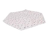 Forme optimisée pour l'espace : spécialement conçue comme tapis d'apprentissage hexagonal pour chiots, maximise la surface de jeu et minimise le déplacement du tapis dans les parcs hexagonaux