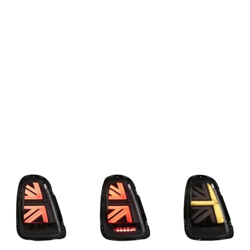 Luz trasera de coche R56 R57 R58 R59 cubierta rojo ahumado con funciones de freno y giro 2