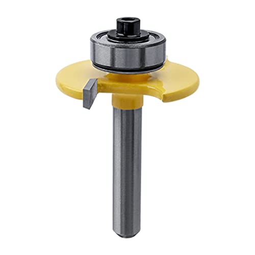 Bestgle 1/4 Inch Shank Router Bits Grooving Biscuit Joint Slot Cutter Woodworking Tools