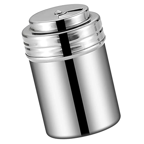 UKCOCO Tarro De Condimentos De Acero Inoxidable 304 Tapa Dosificadora, Grande Agujeros, Resistente Humedad, Adecuado Para Sal, Pimienta y Especias, Para Cocina y Barbacoa